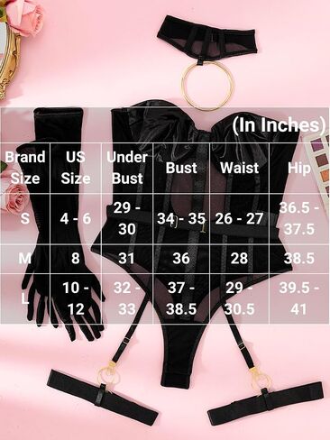 مجموعة الملابس الداخلية kaei & shi strappy garter ، شبكات شفافة تحت الأسلاك مثيرة للنساء ، in Saudi Arabia