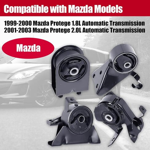Engine Motor Mount Compatible with Fits 04-09 Mazda 3, 2.0L/2.3L(No Turbo)06-10 Mazda 5, 2.3L 4 PCS set A4404 A4405 A4418 A5312 in Saudi Arabia