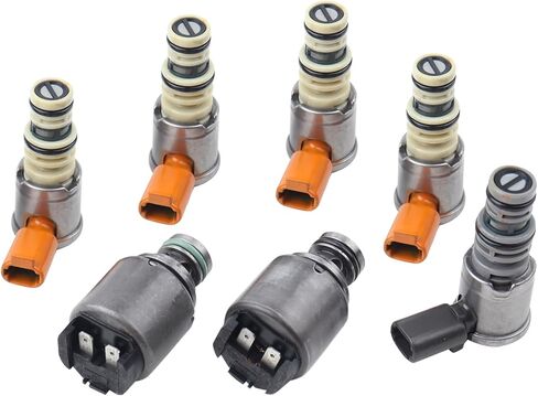 7Pcs 5-Speed 1000/2000 Allison Transmission Shift Solenoid Kit Compatible with 2001-2005 Chevrolet GMC Duramax Diesel Models Replace# D116420A 29533074 29533075 29536833 in Kuwait