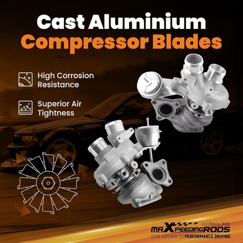 MaxPeedingRods K03 Turbo Turboarger Side Left & Rights For Ford Navigator Expedition Transit 150 250 350 2015-2016 ، Ford EcoBoost F150 Pickup 3.5L 272KW 365HP ، Basic VL Series in Saudi Arabia