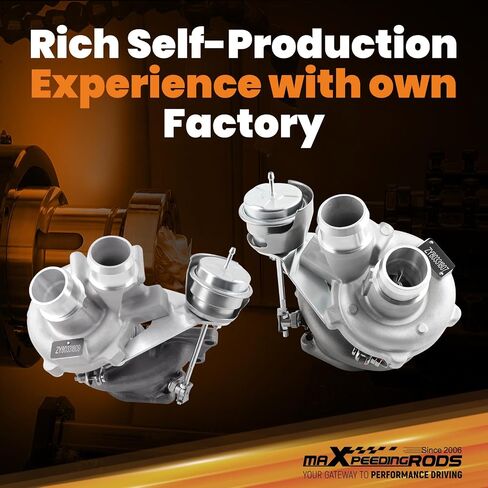 MaxPeedingRods K03 Turbo Turboarger Side Left & Rights For Ford Navigator Expedition Transit 150 250 350 2015-2016 ، Ford EcoBoost F150 Pickup 3.5L 272KW 365HP ، Basic VL Series in Saudi Arabia