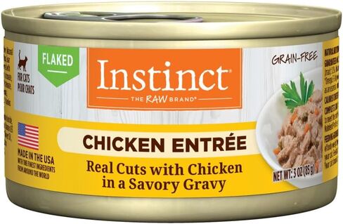 Instinct Flaked Chicken Entrée Wet Cat Food - 5.5 Ounces, 12 Pack in Saudi Arabia
