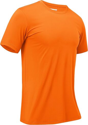 Magcomsen Men Short Sleeve Upf 50+ قمصان سريعة الجافة الرياضية Tshirt الجري تجريب الصالة الرياضية المشي لمسافات طويلة صيد الطفح الجلدي in Kuwait