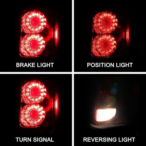 JSBOYAT Fits for 2011-2020 Dodge Grand Caravan Tail lights Assembly LED & Halogen Brake Rear Tailights Right/Passenger Side in Saudi Arabia