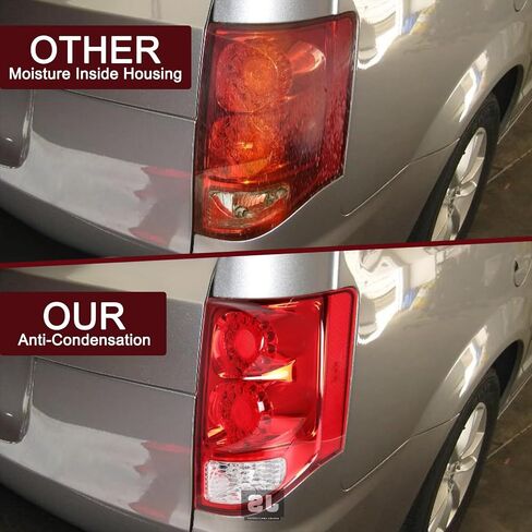 JSBOYAT Fits for 2011-2020 Dodge Grand Caravan Tail lights Assembly LED & Halogen Brake Rear Tailights Right/Passenger Side in Saudi Arabia