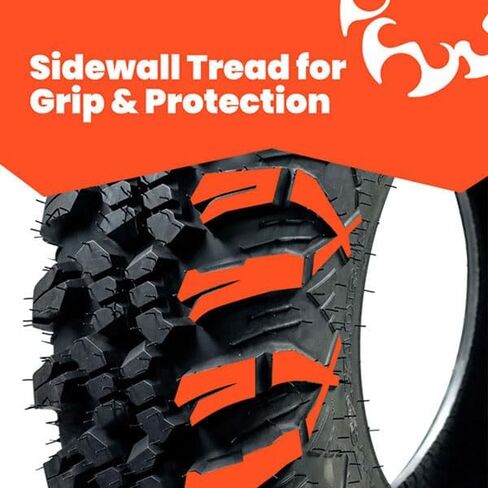 Ocelot Aurora 28x10x14 UTV Tires All Terrain, Durable 8-Ply Radial Construction and Non-Directional Tread, Thick Lugs for Diverse Terrain and Conditions - 28x10x14 ATV Tires in Saudi Arabia