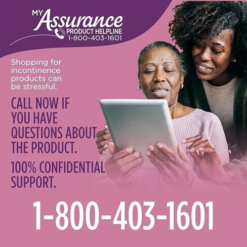 Assurance Women's Incontinence & Postpartum Underwear, 2XL, Maximum Absorbency (54 Count), Purple in Saudi Arabia