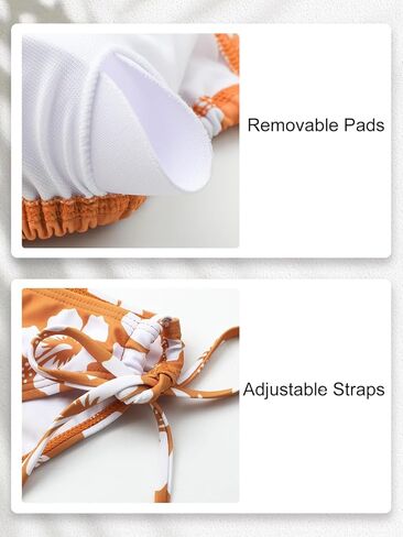 Seaform Womens من قطعتين بيكيني مجموعة عتيقة طباعة مثير للسباحة الرسن سلسلة المثلث in Kuwait