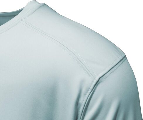 Stop Ocean Plastic Pollution Men's UPF 50+ UV Sun Protection Repreve® Long Sleeve T-Shirt in Saudi Arabia