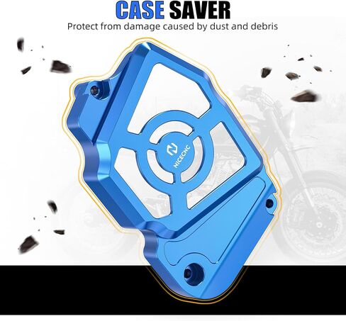 Chain Guards Sprocket Cover Sprocket Shield Sprocket Guard Chainwheel Cover Aluminum CNC Compatible with Suzuki DR650S/SE 1996-2024, Replacement for 11361-32E00, Black in Saudi Arabia