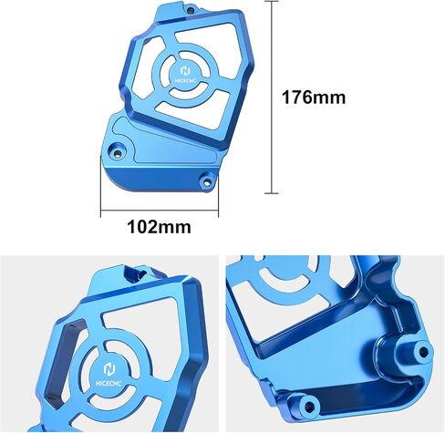 Chain Guards Sprocket Cover Sprocket Shield Sprocket Guard Chainwheel Cover Aluminum CNC Compatible with Suzuki DR650S/SE 1996-2024, Replacement for 11361-32E00, Black in Saudi Arabia