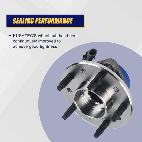 Kusatec 513137 محمل العجلات الأمامية وتجميع المحور متوافق مع 1997-2005 Chevy Classic Malibu ، 1997-2004 Oldsmobile Alero Cutlass ، 1999-2005 Pontiac Grand Am ، 5 Lug Bolts w/ABS in Saudi Arabia