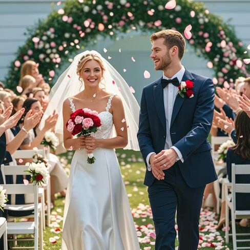 200 مساءً بتلات حريرية كبيرة بتلات مبعثر الاصطناعية مع صندوق هدايا للاستحمام الزفاف رومانسي ليلة زفاف ممرات استقبال مركزية مركزية القطع المركزية in Kuwait