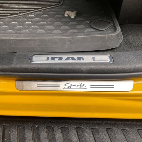 Door Sill Guards Protector for Ram 1500 2500 3500 Stainless Steel Door Entry Guards for Ram 1500 2500 3500, 4pcs/Set (Silvery) in Saudi Arabia