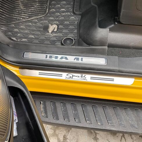 Door Sill Guards Protector for Ram 1500 2500 3500 Stainless Steel Door Entry Guards for Ram 1500 2500 3500, 4pcs/Set (Silvery) in Saudi Arabia