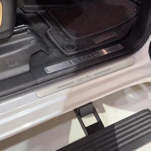 Door Sill Guards Protector for Ram 1500 2500 3500 Stainless Steel Door Entry Guards for Ram 1500 2500 3500, 4pcs/Set (Silvery) in Saudi Arabia