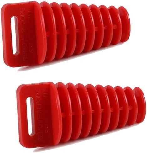 2pcs Motorcycle Exhaust Silencer Muffler Wash Plug Pipe Rubber Protector Universal for Exhaust Pipe of Motocross Dirt Pit Bike Trail Mini Pocket Bike ATV UTV Go Kart Quad Moped Buggy (Red) in Saudi Arabia