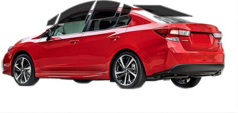 Precut Windows Tint Film All Sides Cars Sun Blocking Protection Privacy Anti Shatter Glass 2 Ply Film Any Tint Shade kit for Subaru Impreza Sedan 2017-2024 in Saudi Arabia