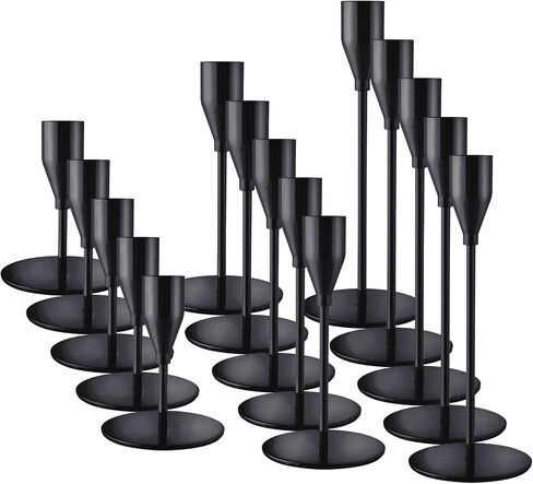 Gold Taper Candle Holders for Wedding Table Centerpiece,Tall Taper Candlestick Holders Bulk Set of 6,Metal Candle Stick Holder for Table or Mantel Centerpiece,Dinning,Festival,Party Home Decor in Saudi Arabia