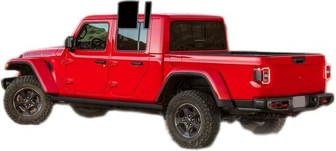 Precut Windows Tint Film All Sides Cars Sun Blocking Protection Privacy Anti Shatter Glass 2 Ply Film Any Tint Shade kit for Jeep Gladiator 2020-2024 in Saudi Arabia