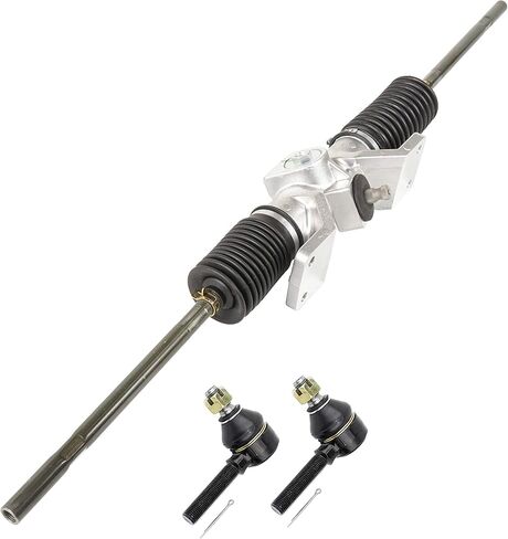 Caltric Rack And Pinion with Tie Rod Ends Compatible with John Deere Am145794 Am138511 in Saudi Arabia
