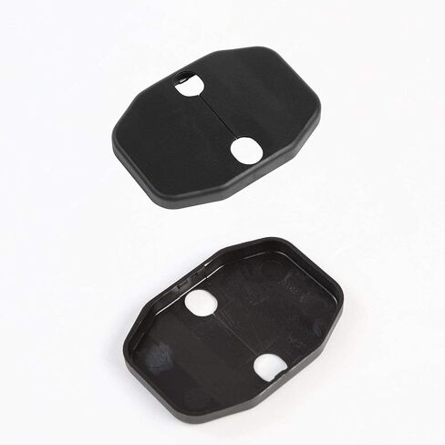 4pcs Left Driver Right Passenger Side Black Door Lock Striker Trim Cap Cover for Dodge for Charger 2010-2020 in Saudi Arabia