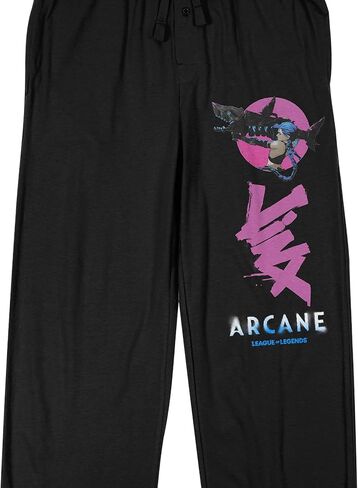 Arcane Jinx Men's Black Sleep Pants in Saudi Arabia