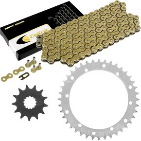 Caltric Drive Chain & Sprockets Kit متوافقة مع Yamaha Raptor 660 YFM660R 2001-2005 in Kuwait