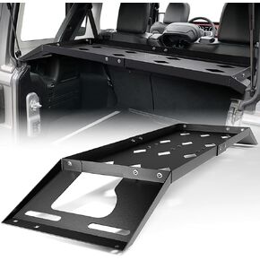 SUORTO Black Rear Cargo Basket Compatible with 2007-2025 Wrangler JK JKU & JL JLU 4 Door Hardtops, Heavy Duty 300 LBS Interior Trunk Storage Rack Luggage Carrier Shelf in Kuwait