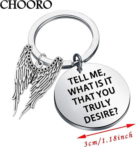 CHOORO TV show Inspired Jewelry Tell Me What is That You Truly Desire Keychain Funny Devil Gift for Fans in Saudi Arabia
