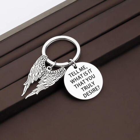 CHOORO TV show Inspired Jewelry Tell Me What is That You Truly Desire Keychain Funny Devil Gift for Fans in Saudi Arabia