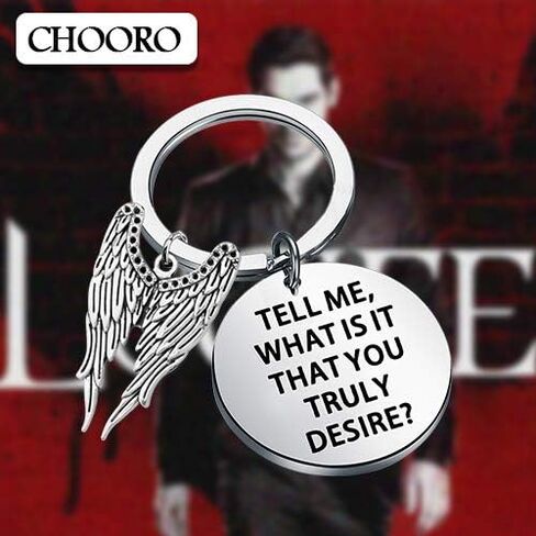 CHOORO TV show Inspired Jewelry Tell Me What is That You Truly Desire Keychain Funny Devil Gift for Fans in Saudi Arabia
