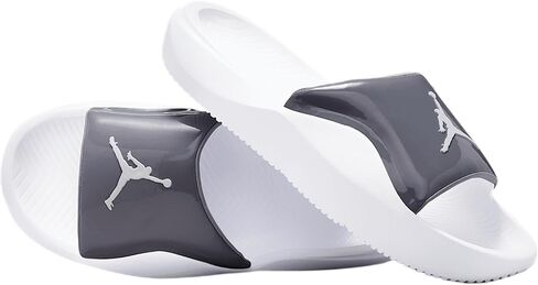 شرائح Mens Mens Mens Jordan (HF3263-002 ، رمادي رمادي رمادي رمادي رائع/أبيض) in Saudi Arabia