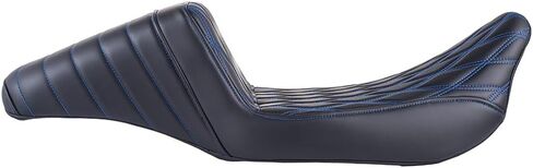 Advanblack Professional Monkey “ProMonkey" Extended Reach Seat for 2009–2023 Harley Touring | Tall Boy Seat with Lower Profile & Premium Comfort (Blue Stitching) in Saudi Arabia