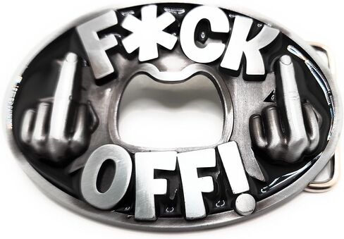 F*CK OFF! Belt Buckle Bottle Opener in Saudi Arabia