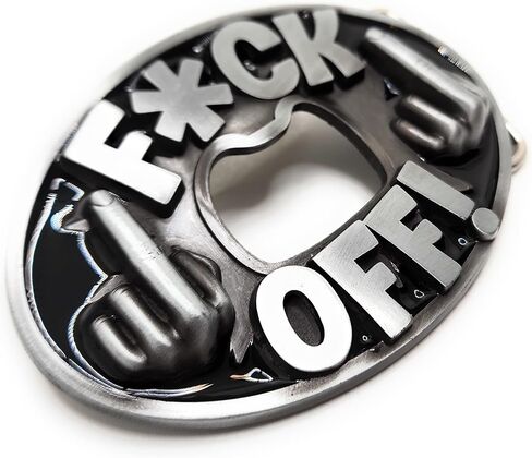 F*CK OFF! Belt Buckle Bottle Opener in Saudi Arabia