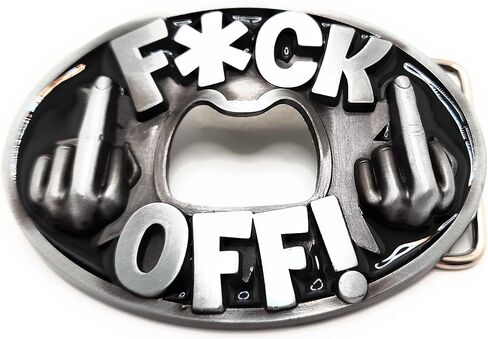 F*CK OFF! Belt Buckle Bottle Opener in Saudi Arabia