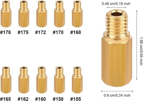 30pcs jet jet kit ، بما في ذلك 10 فتحات بطيئة السرعة 10 فتحات رئيسية 10 فتحات رئيسية من النحاس التجريبي الكربوهيت بديل الاضطراب أجزاء ل PWM CVK in Saudi Arabia