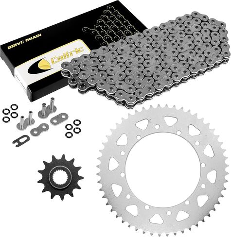 سلسلة محرك الدوافع Caltric O و Sprockets متوافقة مع Yamaha TTR250 TT-R250 1999 2000-2006 in Saudi Arabia
