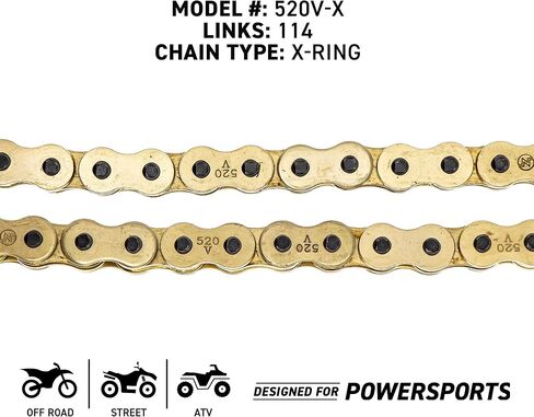 كومبو سلسلة ضرس محرك متخصص في هوندا CR250R CRF450RWE الأمامي 13 الخلفية 48 الأسنان 520V-X X-Ring 114 روابط in Kuwait
