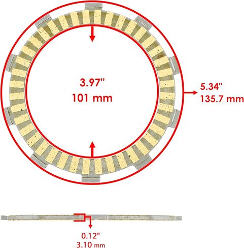Caltric Clutt Friction Feather Plates Springs Gasket Kit متوافقة مع Honda Rebel 300 CMX300 2020-2022 / CRF300L RALLY 2021-2022 in Saudi Arabia