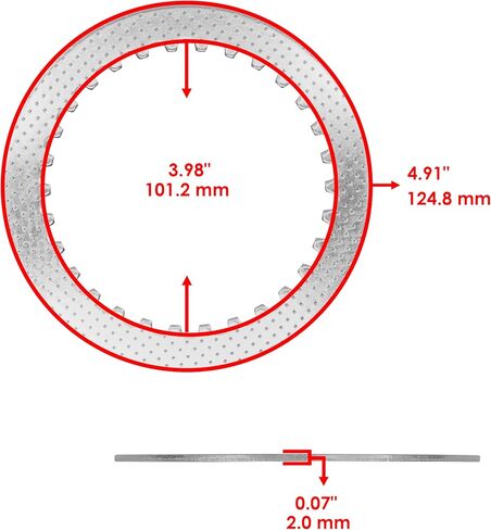 Caltric Clutt Friction Feather Plates Springs Gasket Kit متوافقة مع Honda Rebel 300 CMX300 2020-2022 / CRF300L RALLY 2021-2022 in Saudi Arabia