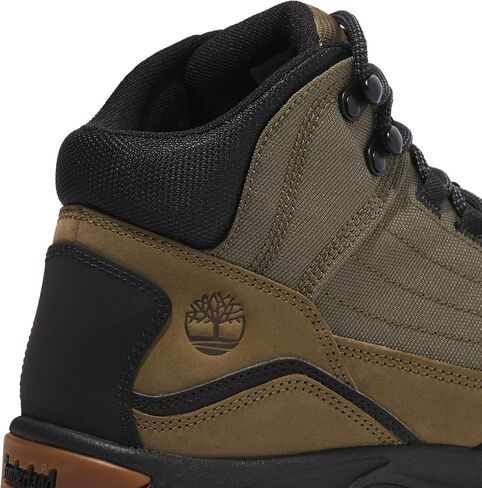 حذاء Timberland الرجالي Mt Maddsen مضاد للتعب والمشي لمسافات طويلة من الجلد ومقاوم للماء، لون نوبوك زيتوني، عرض 8.5 in Saudi Arabia