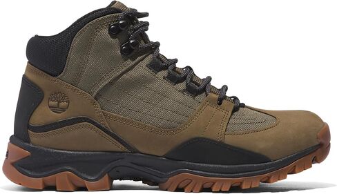 حذاء Timberland الرجالي Mt Maddsen مضاد للتعب والمشي لمسافات طويلة من الجلد ومقاوم للماء، لون نوبوك زيتوني، عرض 8.5 in Saudi Arabia