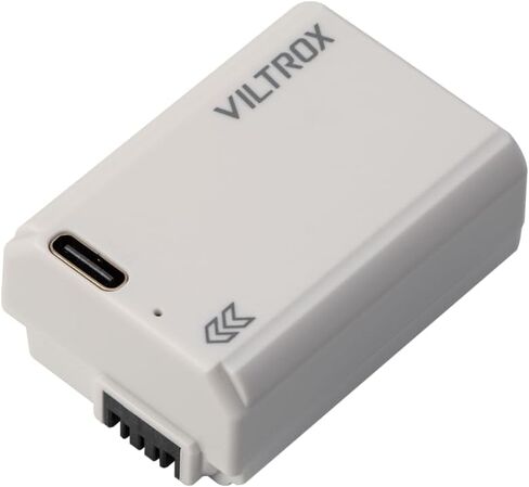 مجموعة بطارية بديلة VILTROX 2400 مللي أمبير في الساعة لكاميرا سوني، عبوتان بطارية NP-FZ100 مع كابل من النوع C لسوني A7 IV، A7R V، A7S III، A7C، FX3، FX30، A6600، A6700، ZV-E1، A1، A9، A9 ثانيا in Saudi Arabia