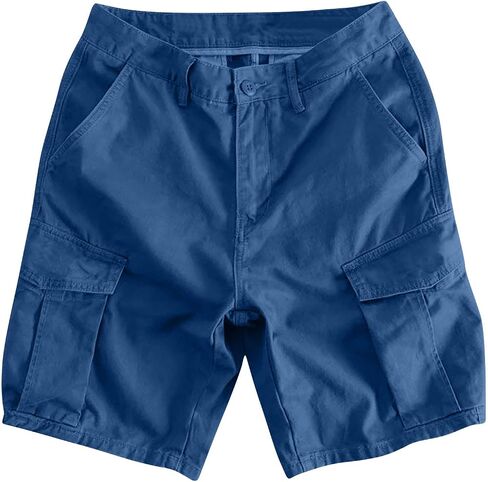Cargo Shorts for Men 5 Inch Relaxed Fit Button-Fly Quick Dry Stretch Lightweight Tactical Wear Hiking with Multi Pockets in Saudi Arabia