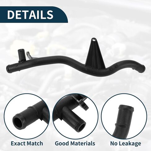 Engine Cooling Water Line for Audi A3 Quattro 2015-2020 Good Sealing No.5Q0121070BR/5Q0121070AB Right Radiator Coolant Hose Black 1 Pcs in Saudi Arabia