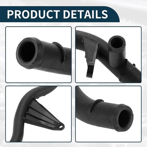 Engine Cooling Water Line for Audi A3 Quattro 2015-2020 Good Sealing No.5Q0121070BR/5Q0121070AB Right Radiator Coolant Hose Black 1 Pcs in Saudi Arabia