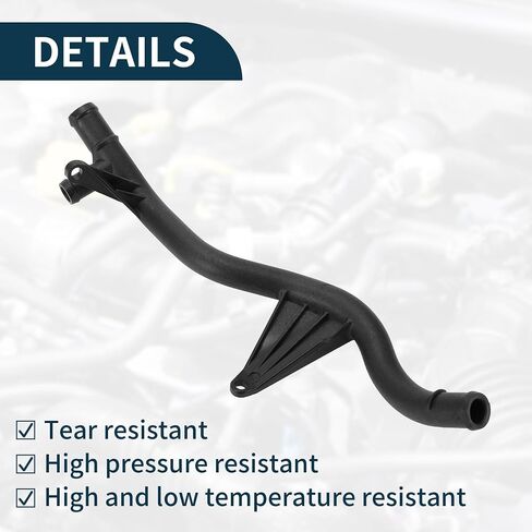 Engine Cooling Water Line for Audi A3 Quattro 2015-2020 Good Sealing No.5Q0121070BR/5Q0121070AB Right Radiator Coolant Hose Black 1 Pcs in Saudi Arabia