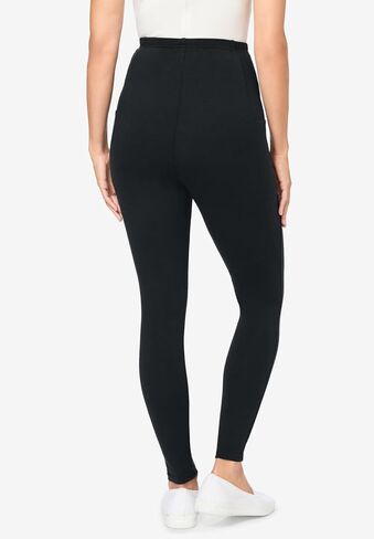 امرأة ضمن زائد الحجم تمتد جيب جيب Legging in Kuwait